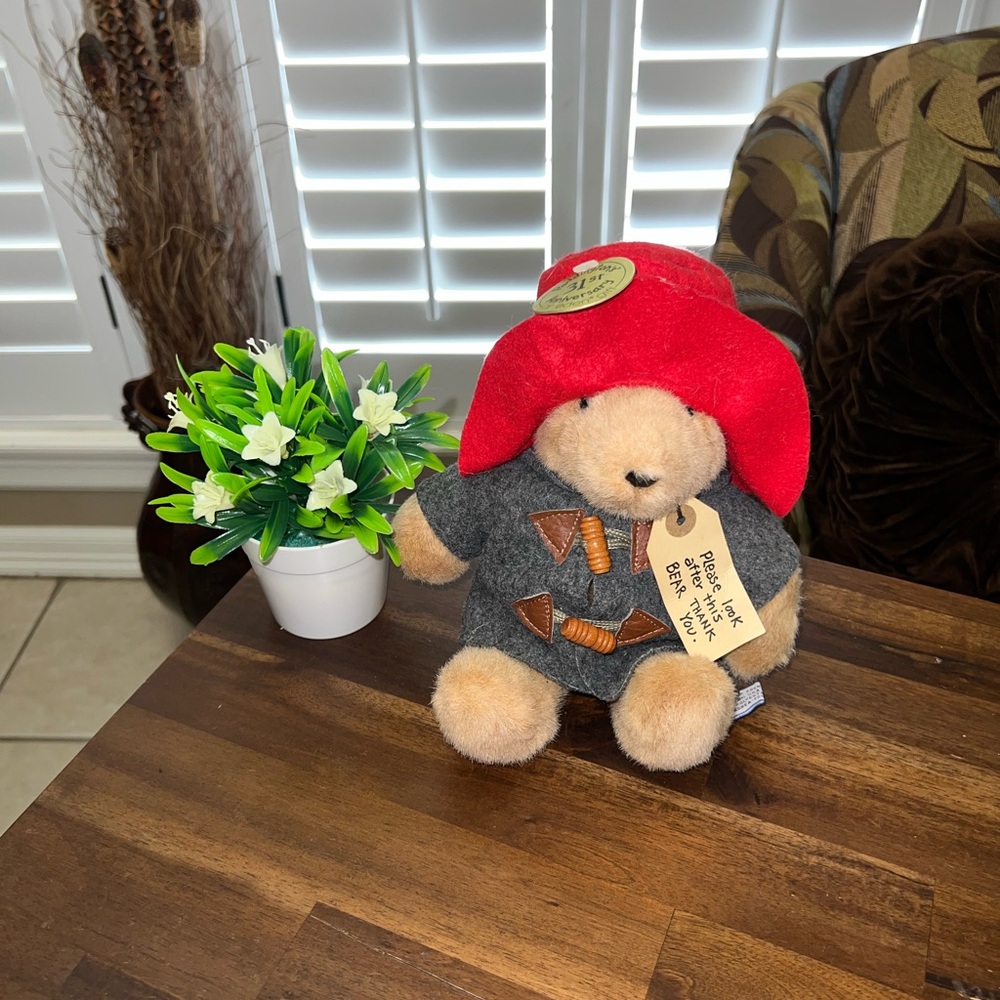 Paddington Bear 31st Anniversary Limited Edition Plush Stuffed Animal